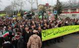 تصاویر حضور مردم لاهیجان در جشن چهل سالگی انقلاب اسلامی