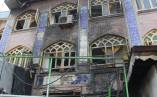 اغتشاشگران، مسجد امام کاظم (ع) رشت را به آتش کشیدند